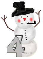 GIF animado (41241) Numero hombre nieve