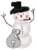 GIF animado (41243) Numero hombre nieve