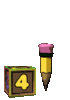GIF animado (39607) Numero lapiz
