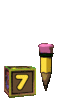 GIF animado (39610) Numero lapiz