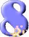 GIF animado (35036) Numero lila
