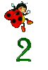 GIF animado (39642) Numero mariquita
