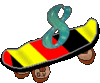 GIF animado (39720) Numero monopatin
