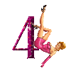 GIF animado (43490) Numero mujer