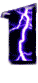 GIF animado (42222) Numero negra rayos