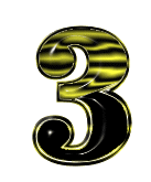 GIF animado (42118) Numero negro amarillo