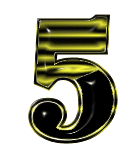 GIF animado (42120) Numero negro amarillo