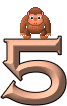 GIF animado (30818) Numero orangutan
