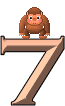 GIF animado (30820) Numero orangutan