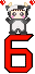 GIF animado (31187) Numero osito panda