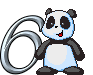 GIF animado (31341) Numero oso panda