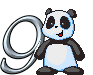 GIF animado (31344) Numero oso panda