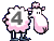 GIF animado (31467) Numero oveja lana