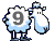 GIF animado (31472) Numero oveja lana