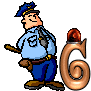 GIF animado (43798) Numero policia