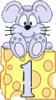GIF animado (32152) Numero raton queso