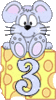 GIF animado (32154) Numero raton queso