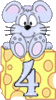 GIF animado (32155) Numero raton queso