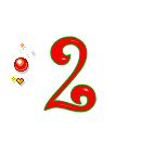 Imagen GIF de Numero rojo fantasia animado