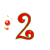GIF animado (44282) Numero rojo fantasia