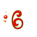 Imagen GIF de Numero rojo fantasia animado
