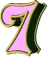 GIF animado (44567) Numero rosa
