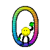 GIF animado (36334) Numero smileys colores