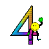 GIF animado (36338) Numero smileys colores