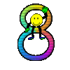 GIF animado (36342) Numero smileys colores