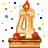 Imagen GIF de Numero tarta animado