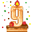 GIF animado (36743) Numero tarta