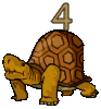 GIF animado (32219) Numero tortuga