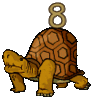 GIF animado (32223) Numero tortuga