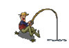 GIF animado (43725) Pescando letras