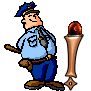 GIF animado (43802) Signo admiracion policia