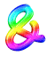 GIF animado (40259) Signo aspersan arco iris