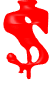 GIF animado (38406) Signo dolar sangre