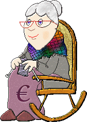 GIF animado (42720) Signo euro abuela