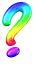 GIF animado (40260) Signo interrogacion arco iris