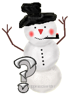 GIF animado (41251) Signo interrogacion hombre nieve