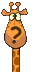 Imagen GIF de Signo interrogacion jirafa animado