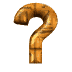 GIF animado (37063) Signo interrogacion madera