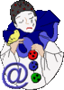 GIF animado (42955) Simbolo arroba arlequin