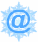 GIF animado (41063) Simbolo arroba cristal hielo