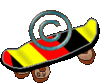 GIF animado (39736) Simbolo copyright monopatin