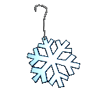 GIF animado (57889) Adorno del arbol de navidad de un copo de nieve