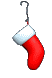 GIF animado (57897) Adorno para el arbol de navidad de un calcetin