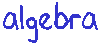 GIF animado (57090) Algebra azul