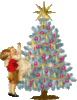 GIF animado (58099) Arbol de navidad blanco