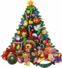 GIF animado (57940) Arbol de navidad con juguetes